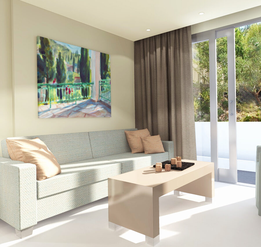 Family Room Garden View IV